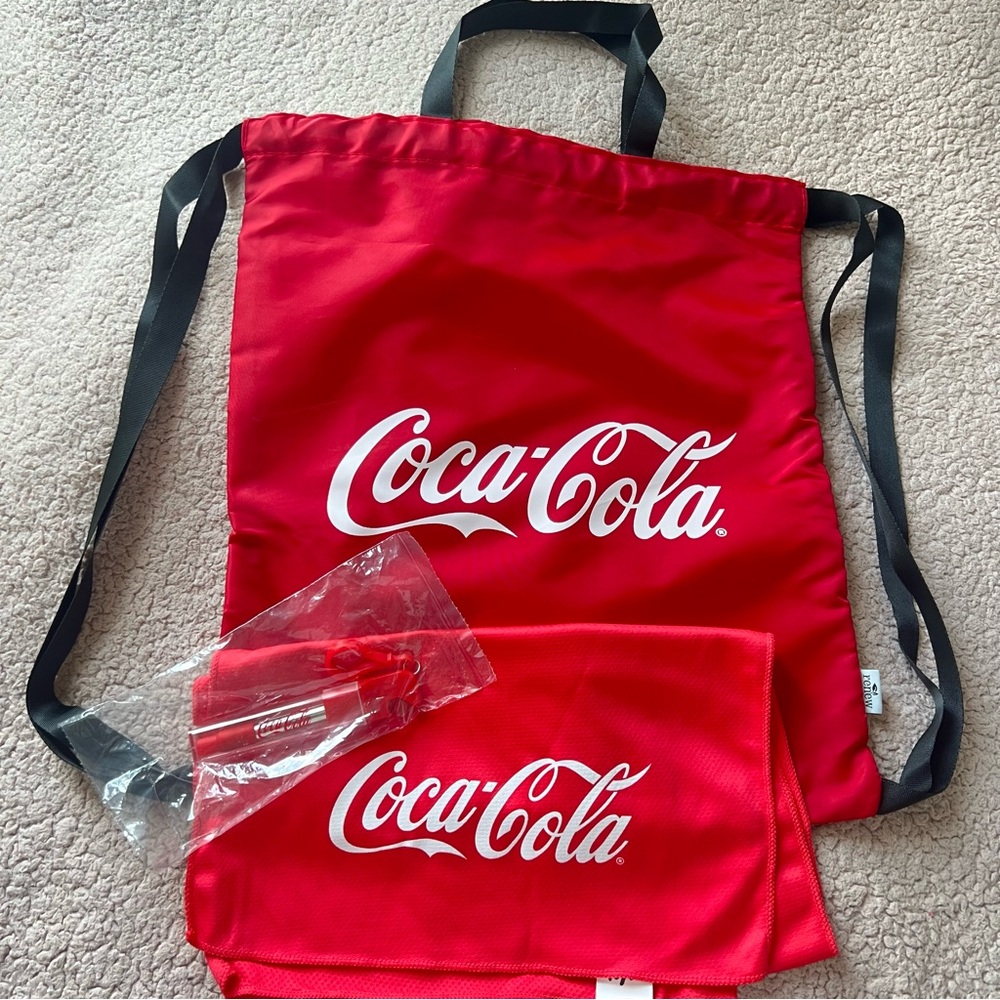 Coca-Cola Bag and Cooling Towel Set